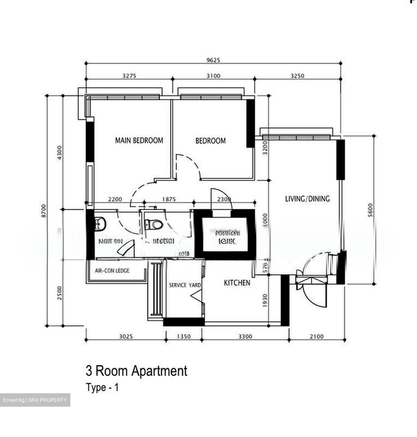 Blk 130A Toa Payoh Crest (Toa Payoh), HDB 3 Rooms #568252591